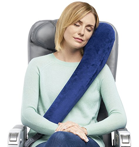 Nuevo Travelrest - Das Ultimative Aufblasbare Reisekissen / Nackenkissen / Nackenhörnchen - Ergonomisch, Patentiert & Einstellbar für Flugzeuge, Autos, Busse, Züge, Office Napping, Camping, Rollstühle