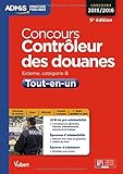 Concours Contrôleur des douanes - Catégorie B - Tout-en-un - Concours 2015-2016
