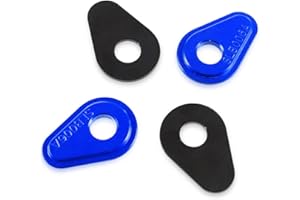 ZHUOWU Anteriori e Dietro Indicatore Adattatrice Indicatori di Direzione Della Piastra Adattatrice Estensione per MT01 MT10 MT25 FZ07 FZ09 XSR700/900 Tracer 900 YZF R1 R3 R6 R7 R9 R15 T-MAX 530 Blu