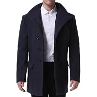 Winterjas heren met grote bontkraag jas imitatiebont parka Winterjas heren met grote bontkraag jas imitatiebont parka