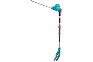 Gardena Recortasetos Telescopico Eléctrico THS 550/48. Motor de 500 W. Longitud 48 cm Ø MAX de Corte:.18 mm, Estándar, Cableado hasta 3,5 m