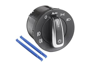 LoreenCar Headlight Switch auto headlight head lamp switch Fit For VW Golf Jetta GTI MK5 MK6, Caddy, Rabbit, Tiguan, Touran, Passat B6 3C.5ND941431B