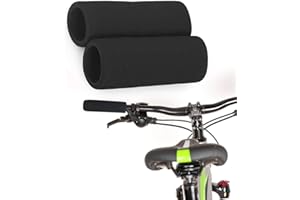 TEOZBLU Cubremanos Confort, 2 piezas de empuñaduras de espuma para manillar de motocicleta, antideslizante, puños Manillar Moto Espuma Antideslizante, para puños calefactables, antivibración