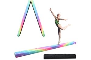 HomeSun Schwebebalken 240cm Faltbar Balance Beam Gymnastik Balance-Balken Gymnastikbalken Übung Fitness Training Turnen für Zuhause