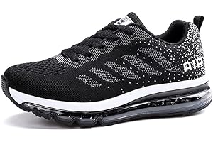 SNUGNAP Scarpe Ginnastica Uomo Donna Running Corsa Basse Sportive Leggere Comode Sneakers Fitness Tennis Interior Casual all'Aperto Nero Bianche Blu EU 34-46