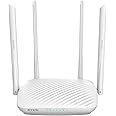 Tenda F9 600Mbps Wi-Fi Router with 4 * 6dBi Antennas, Easy Setup, Beamforming Technology, Guest Network, Bandwidth Control -