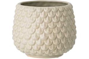 Nordring Ceramic Flower Pot Pino - colorful Planter, Pot for plants, sukkulents Size M (13,5 cm ø) Dia 5,25'' H 4,5'', Stoneware, cloud