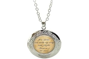 GAOXIANG Phantom of The Opera Quote:"You, Alone, can Make My Song take Flight." Literary Cufflinks Jewelry