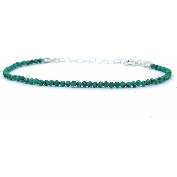 Bracelet Homme/Femme En Lapis-lazuli Naturel Perles 10mm - Argent - Longueur 23 Cm