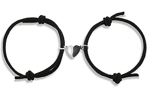 Senidea Bracelet magnétique pour couple d'attraction mutuelle Bracelet d'amitié Saint Valentin Couple Bracelets Cadeau pour femmes hommes couples ami