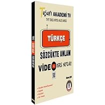 Türkçe Sözcükte Anlam Video Ders Notları: Tyt - Dgs - Kpss - Ales ...