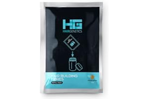 Hair Genetics Hair Fibres Medium Brown Large 50g Refill Pack for Hair Loss Treatment and Thinning Hair