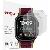Engo Apple Watch Ultra 4 49mm İle Uyumlu Ekran Koruyucu TPU A3579 Şeffaf &Ccedil;izilmeye Dayanıklı Esnek Yapı 2 Adet