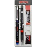 Rotring Visumax 0.7 Roller 4'l&uuml; Set, Mavi, Versatil Kalem, Roller Kalem, Silgi ve Kalem Ucu