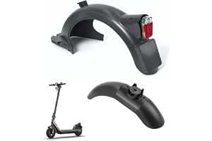 MaxEarn främre och bakre stänkskärm med LED-backljus och kroktillbehör för Segway Ninebot Max G30/G30LP/G30LE/G30LE iii/G30D