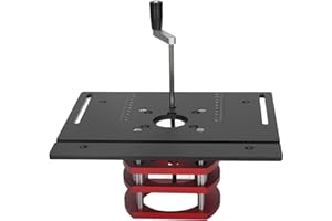 RASTKY Router Lift System Kit for Accurate Woodworking, Router Table Lift Tool for Efficient Routing, Ideal for Small Trimming Machines