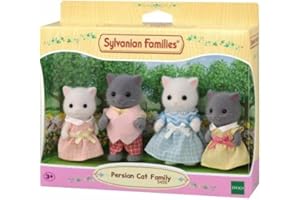 Sylvanian Families Rodzina Kotów Perskich Zestaw do Zabawy, Wielokolorowy, od 3 lat