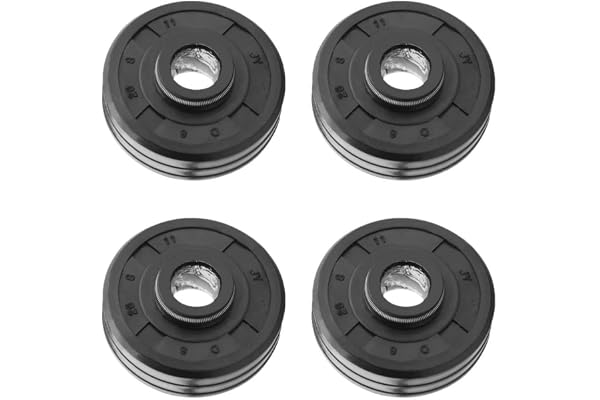 4-pack DD62-00053A diskmaskin motor tätning packning för Samsung - svart gummi oljeförsegling ersättningsdel 26 x 8 x 11 mm