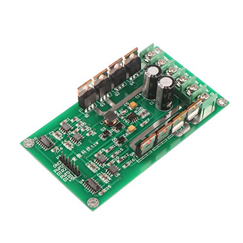 DROK® 3-36V Dual-Way Motor-Treiber-Modul 10A DC H-Brückenmotortreiber PWM-Modul Circuit Board-MOSFET-Treiber Motor Ansteuerboard mit Bremsfunktion - 3