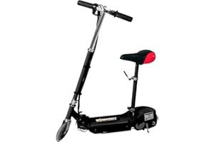 TKWSER Guaranteed4Less Electric Scooter Black Adjustable Battery Operated Powered Kids Toy