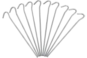 Yaheetech 50 śledzi namiotowych, śledzie do namiotu, śledzie 20 cm, do namiotu, z ocynkowanej stali