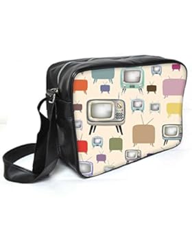 Snoogg Gartenblick Vibes Leder Unisex Messenger Bag für College Schule täglichen Gebrauch Tasche Material PU
