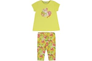 MAYORAL Conjunto Niña – Camiseta manga corta y Leggins Niña – Conjunto Leggins Niña para el Verano –100% Algodón - Sport - Conjunto estampado– Para niñas de 2 años a 8 años