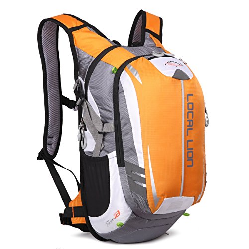 Local Lion Erwachsene Fahrradrucksack Trinkrucksack Reiserucksack Sportrucksack Tagesrucksack Outdoor Ultraleicht Wasserabweisend 18L
