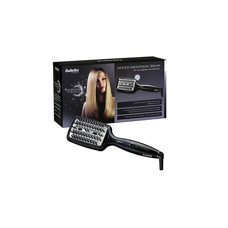 BaByliss-Diamond-Heated-Smoothing-and-Straightening-Brush BaByliss Diamond Heated Smoothing and Straightening Brush