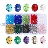 material para hacer abalorios Tamaño: 6 x 4 mm (diámetro x altura); diámetro del agujero: 1,2 mm, gran elección para los amantes de las manualidades para trabajar en la fabricación de joyas u otras artes hechas a mano.