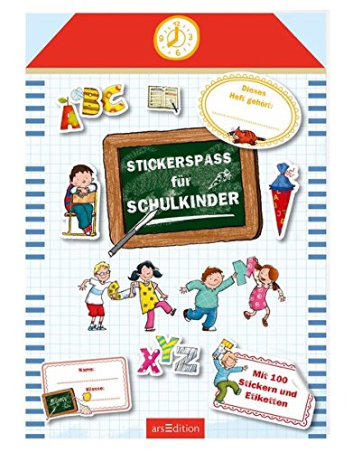 Preisvergleich Produktbild Stickerspaß für Schulkinder: Mit 100 Stickern und Etiketten