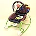 Baby Rocker Bouncer Chair Infant to Toddler with Vibration & Music. Unisex Dots and Stripes Design (Multi Dots and Stripes)