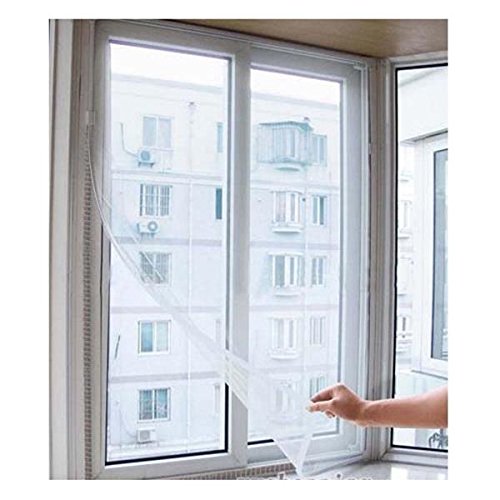 Checknow Fly Insect Wasp Bug Mosquito Window Net Mesh With Sticky Tape Screen Protector Velcro Spiders