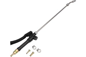 Jonikuper All Metal Replacement Sprayer Wand Stainless Steel Pump Sprayer Wand 29 Inch Extension With Adjustable Nozzle Lockable Handle Brass Barbs For Garden Pressure Washer(1set)