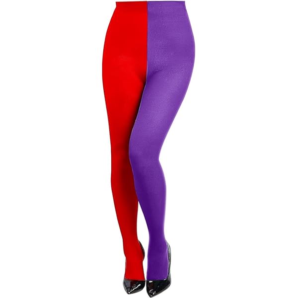 Collant Noir Et Rouge DESIGN Curve Collants 40 Deniers U00e0