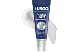 Urgo - Filmogel Fissures lèvres - Comble et répare la fissure - Apaise immédiatement, tout au long de la journée et protège lors des repas - 7 ml