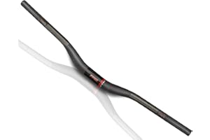 LOVEJIA Manillar MTB, Manillar Bicicleta Montaña Carbono, Manillar MTB 31,8, Rojo Manillar MTB 760mm 76cm Manillares Bicicleta Carretera para Bicicleta De Descenso