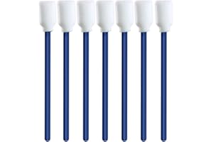 ARGOMAX 200pcs 5.11" Square Rectangle Foam Cleaning Swab Sticks for Solvent Format Inkjet Printer Roland Optical Equipment