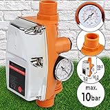 ⭐⭐⭐⭐⭐ AUTOMÁTICO: Controlador de presión automático que se activa una vez el flujo de presión del agua alcanza valores inferiores a los prefijados para el funcionamiento de la bomba