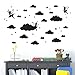 Produktbild Wall Sticker For Kids sunnymi Familiär Foto Baum Bilderrahmen Wandaufkleber  DIY Wand-Aufkleber-Wand-Dekor prägeartiger Abnehmbare Wandtattoo (Wolke Engel Schwarz, 100x60cm)