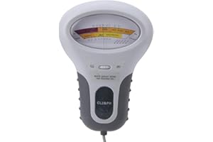 HAKEETA PH Chlorine Tester, pH Meters, for Swimming Pool, Water Quality Analyzer, with Probe, Easy to Set Up, Easy to Use, Quick Testing, Adjust Chlorine pH of the pool, for Pool Water Safety