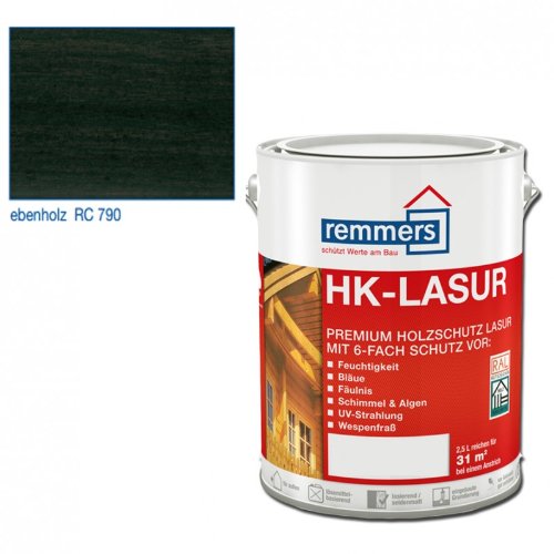 Remmers HK-Lasur Holzschutzlasur 2,5L Ebenholz