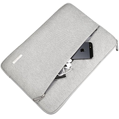 JSVER 13 3 Zoll Laptoph  lle Notebook Tasche aus Stoff speziell f  r Macbook Air  Pro Retina Sleeve H  lle  Spritzwasserfest  einfach