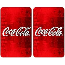 WENKO 2521503100 Plaques de protection Coca-Cola Classic, Multicolore, Verre trempé, 30 x 52 cm