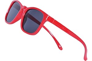 JoXiGo Occhiali da sole polarizzati per bambini ragazzi e ragazze (3-12 anni) + porta occhiali + sacchetto per occhiali da sole