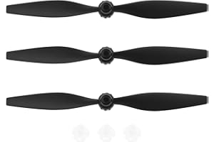 The Lord of the Tools 3 Sets of Spare Replacement RC Plane Propellers - Includes 3 Propeller Savers and 3 Adapters, Compatible With VOLANTEXRC F4U/T-28 Airplane