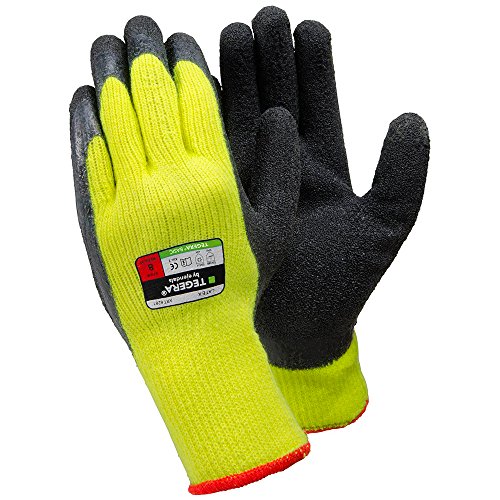 Ejendals Synthetikhandschuh "Tegera 6281", Größe 10, 1 Stück, gelb / schwarz, 6281-10