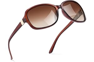 SIPHEW Oversized Polarised Sunglasses Womens, Classic Design Ladies Sunglasses with UV400 Protection Sun Glasses for Women