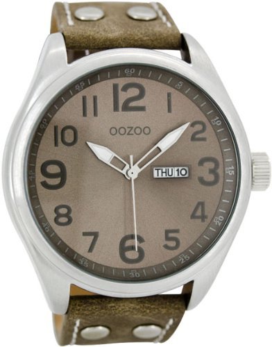 Oozoo XXL Herrenuhr C5622 taupe
