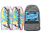 Exclusivo paquete de oferta: 2 x 37 en tbf krayzee bodyboard + 2 x Correa de velcro + 1 x Doble Junta Carry Bag